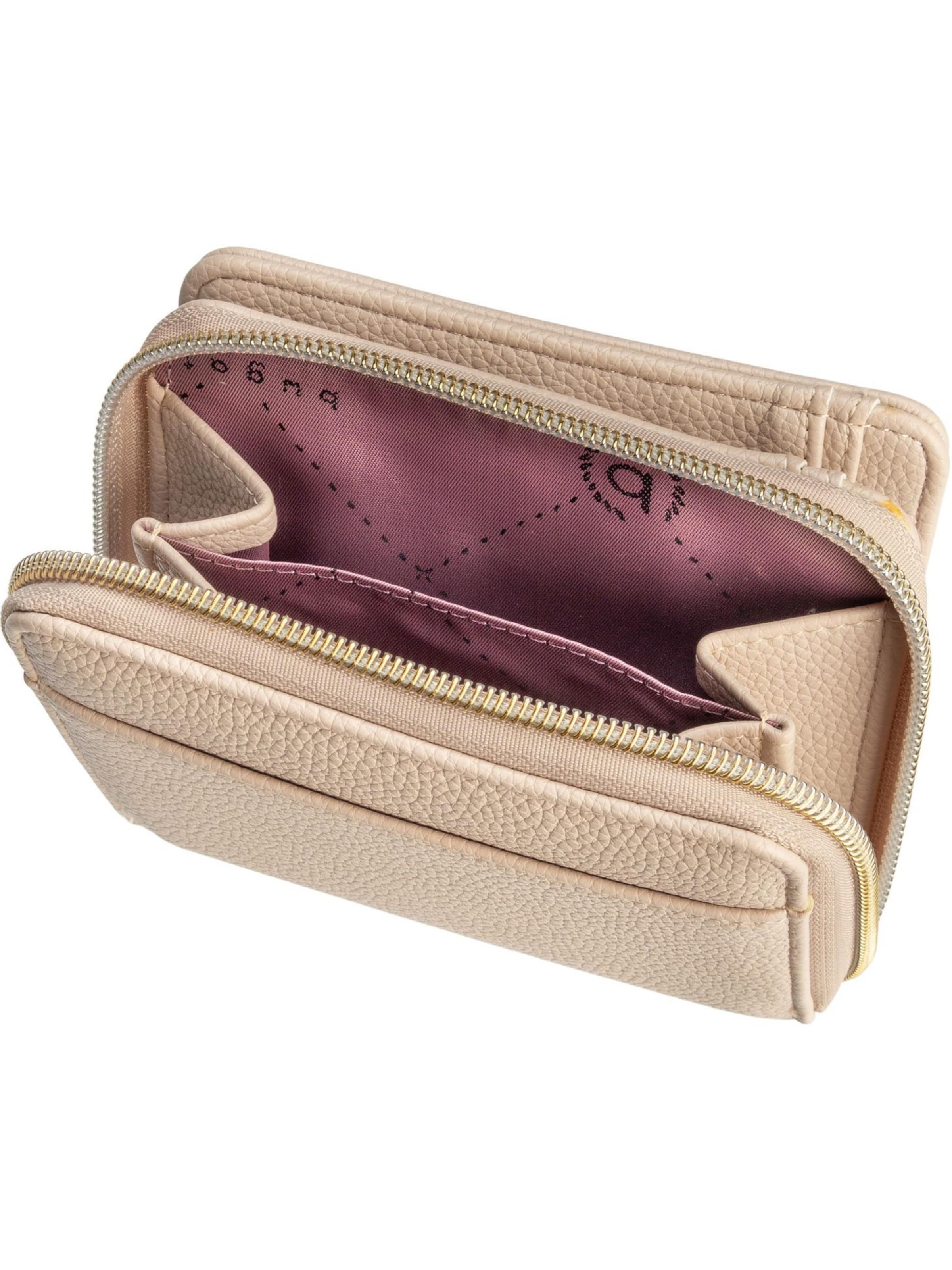 Portamonete 'Ella' di bugatti in beige