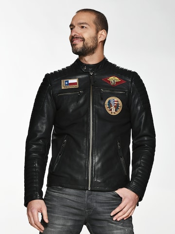 TOP GUN Between-season jacket in Black: front
