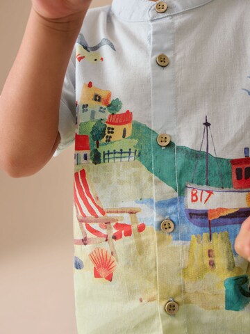 Next Regular fit Button up shirt in Blue