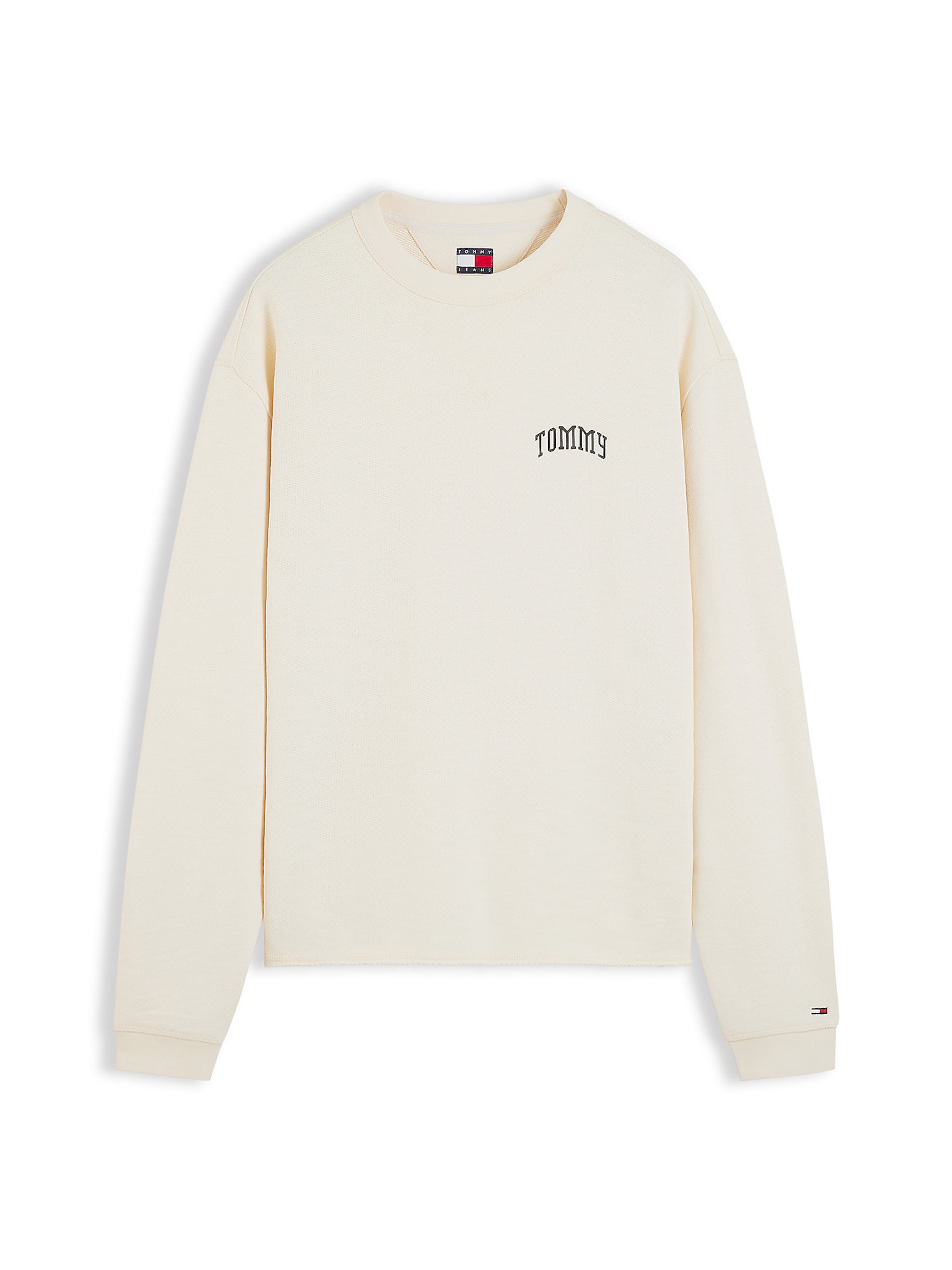 Tommy Jeans Sweatshirt in Beige: front