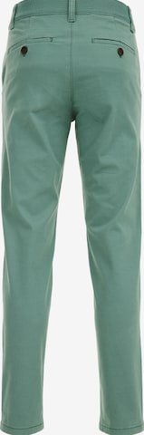 WE Fashion Slim fit Trousers in Green