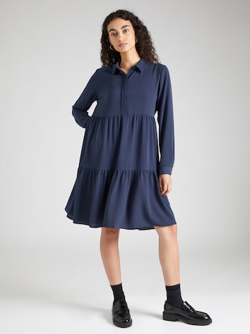 JDY Платье-рубашка 'PIPER' в Синий: спереди