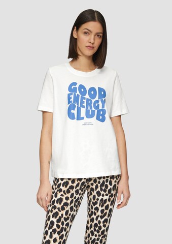 s.Oliver T-Shirt in Beige: Vorderseite