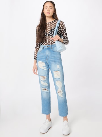 Nasty Gal Regular Jeans 'Jea' in Blue