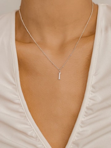Hey Happiness - Cadena 'Letter I' en plata