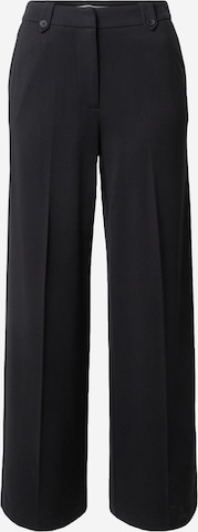 ONLY Wide Leg Suorat housut 'ONLROME-POPTRASH' värissä musta: etupuoli