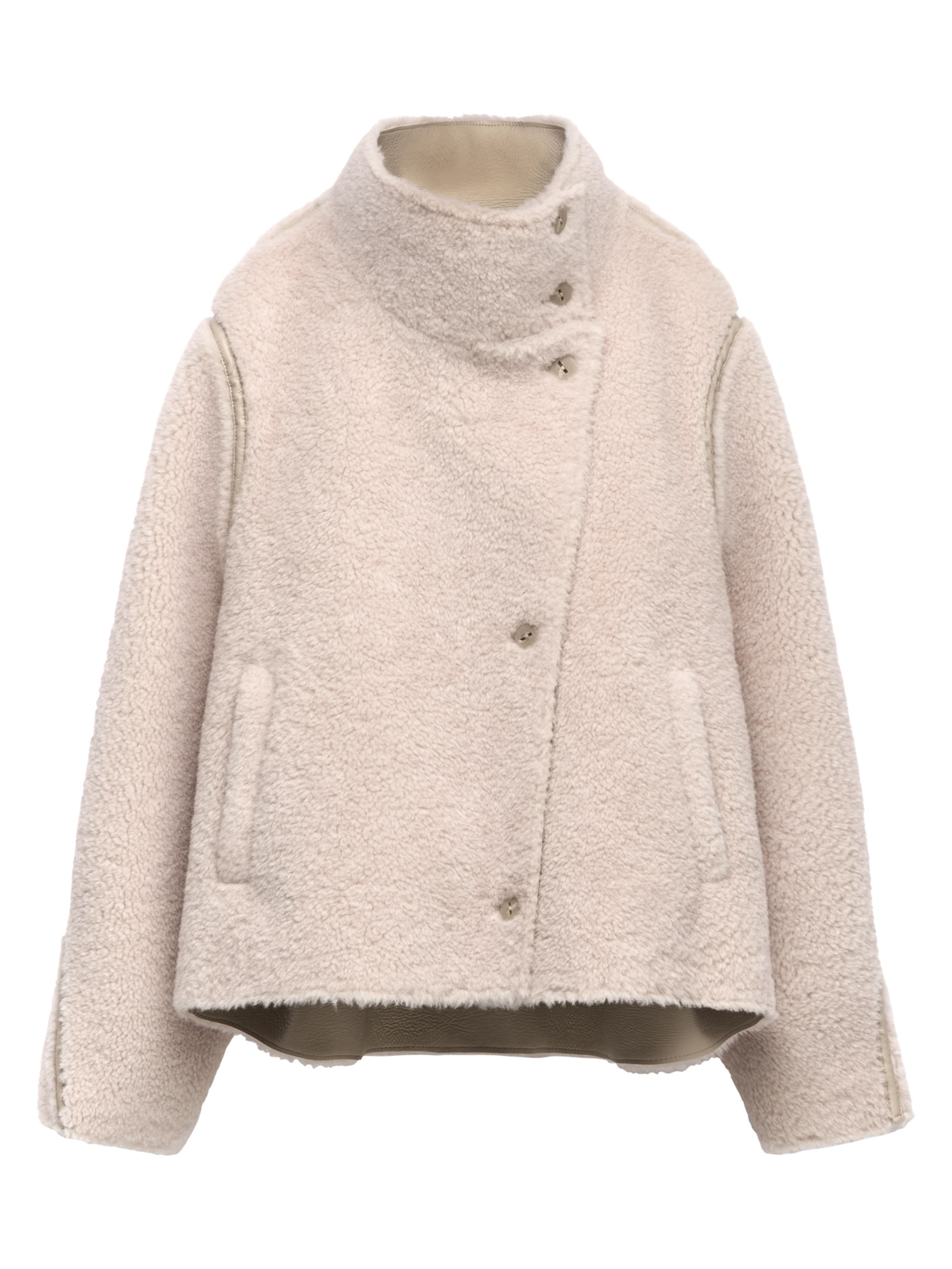 Adolfo Dominguez Демисезонная куртка в Бежевый: спереди