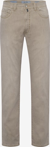 PIERRE CARDIN Regular Jeans 'Lyon' in Brown: front