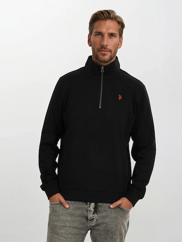 U.S. POLO ASSN. Sweatshirt in Black: front