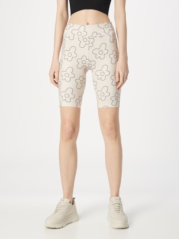 Urban Classics Skinny Shorts in Beige: predná strana