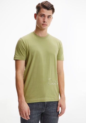 Calvin Klein Shirt in Green: front