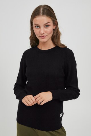 Oxmo Strickpullover 'MARIA' in Schwarz: predná strana