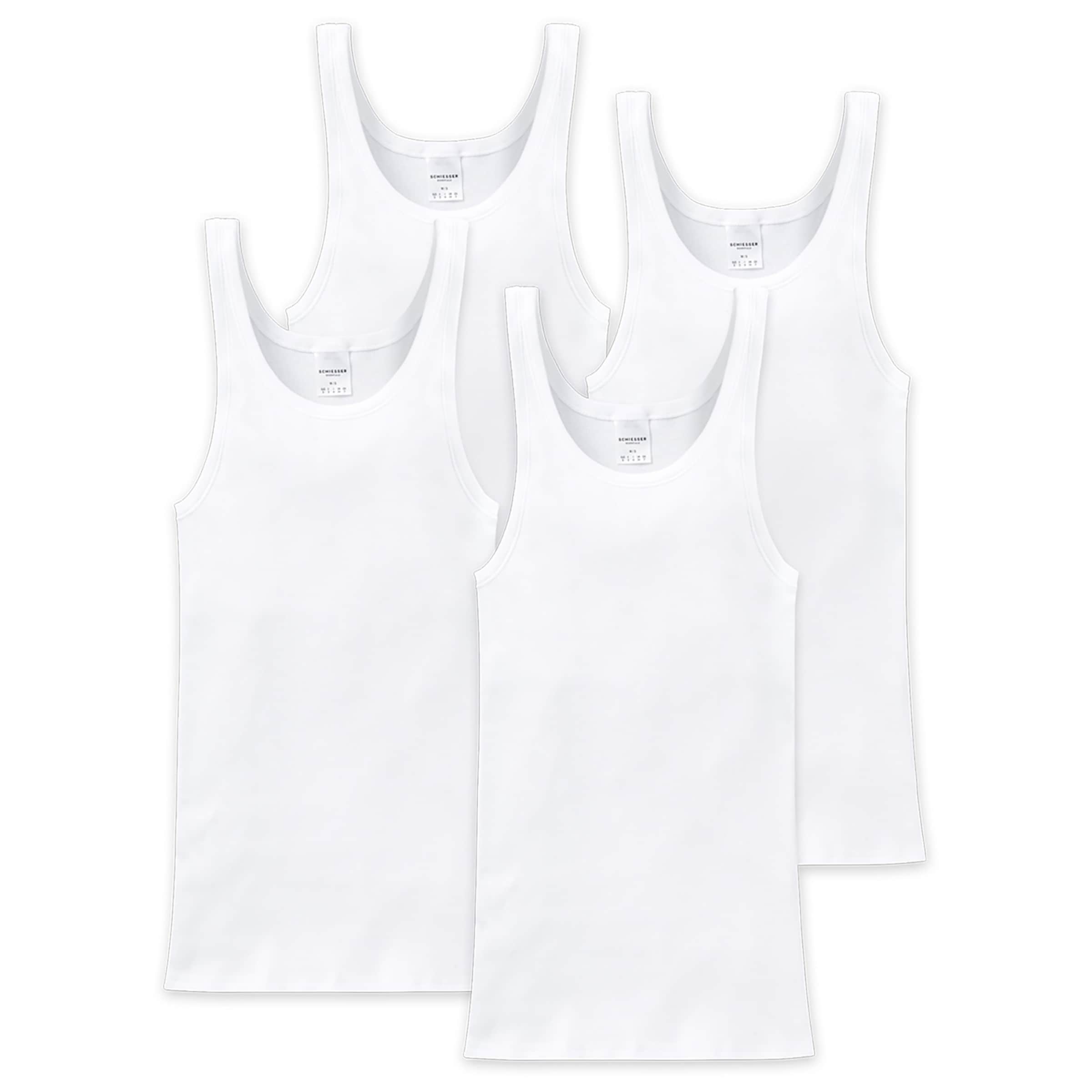 SCHIESSER Undershirt in White: front