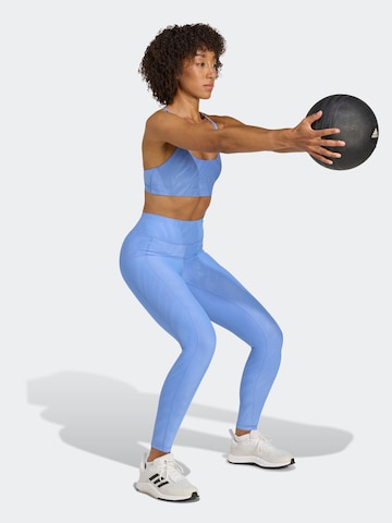 ADIDAS PERFORMANCE Бюстье Спортивный бюстгальтер в Синий: спереди