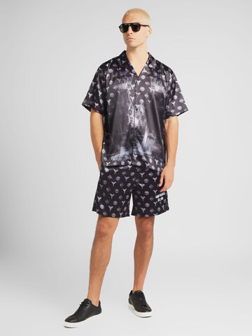 Comfort fit Camicia 'Dobermann' di Carlo Colucci in nero