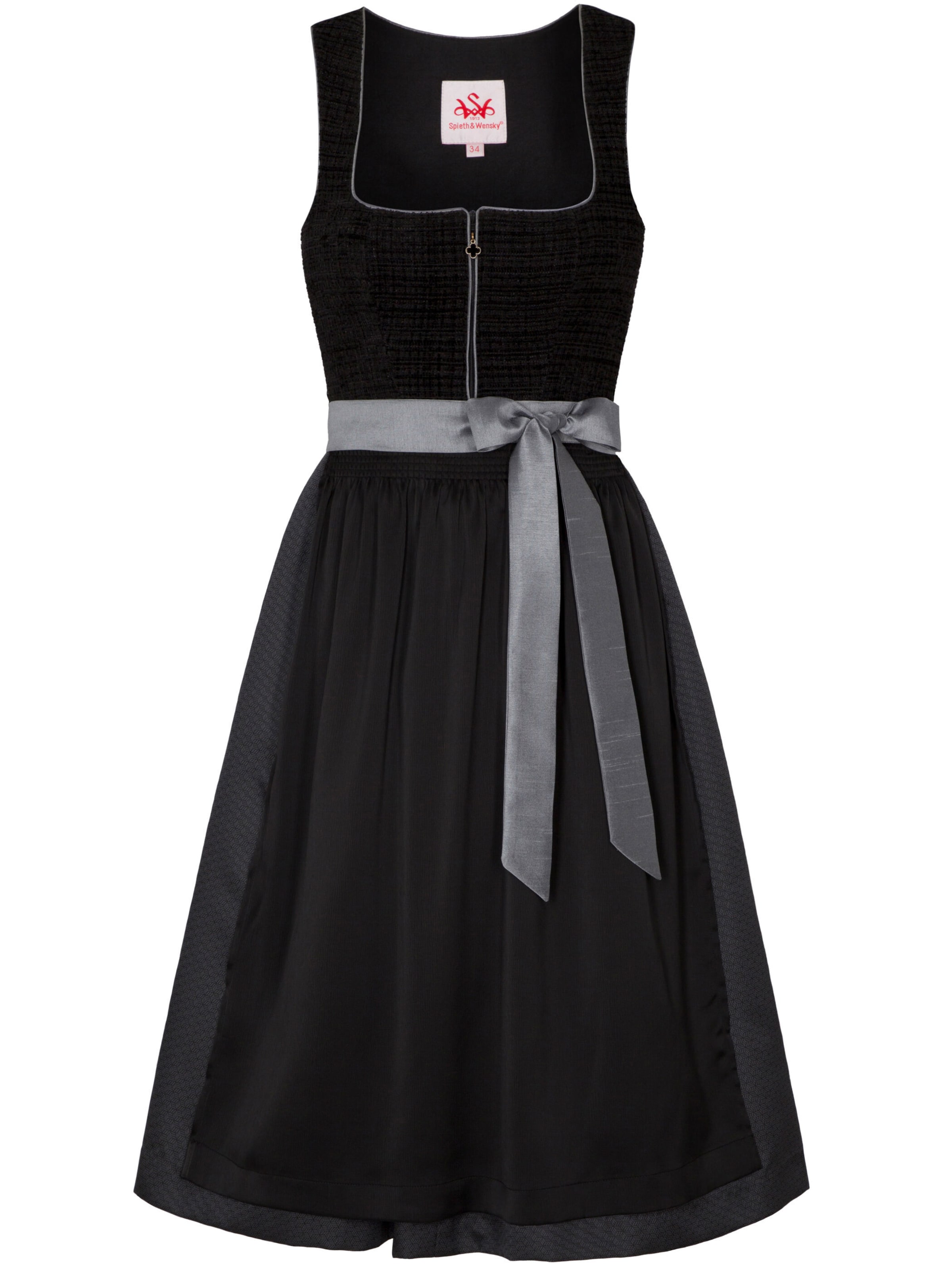 Dirndl SPIETH & WENSKY en noir : devant