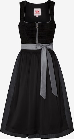 Dirndl SPIETH & WENSKY en noir : devant