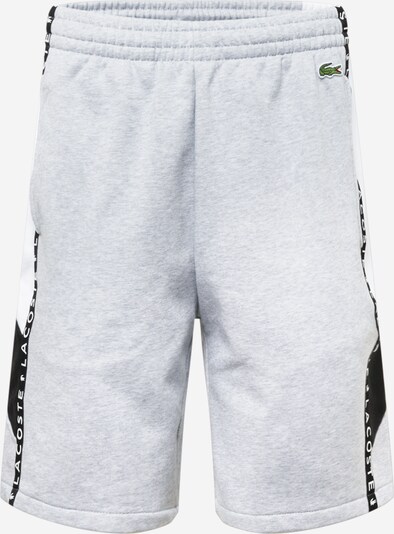 Pantaloni LACOSTE pe gri / negru / alb, Vizualizare produs