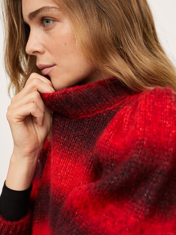 Pull-over 'VOLCANO' MANGO en rouge