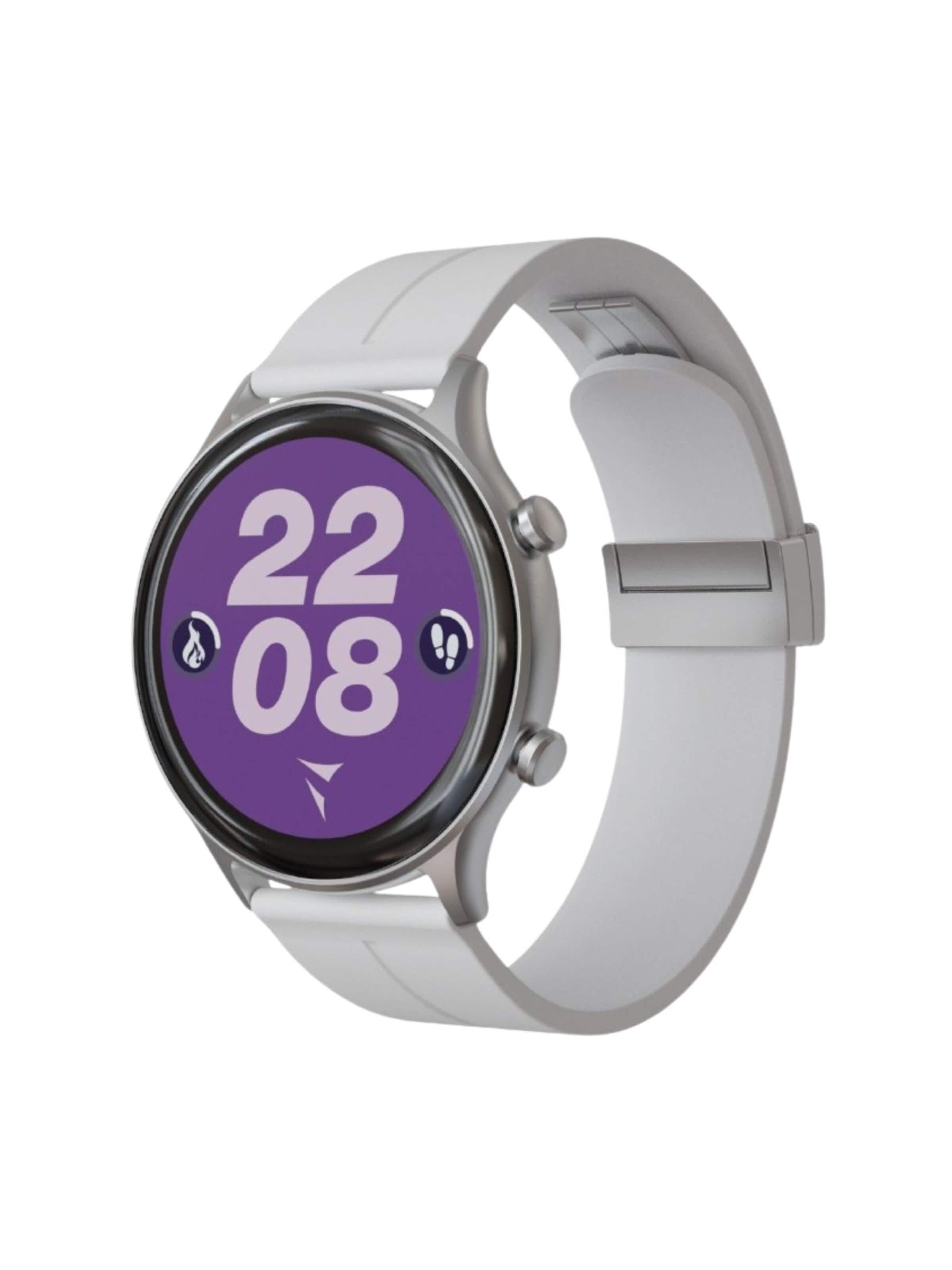 Techmade Digital Watch 'Dynamic 2 Smartwatch - Bundle mit Kopfhörern' in White