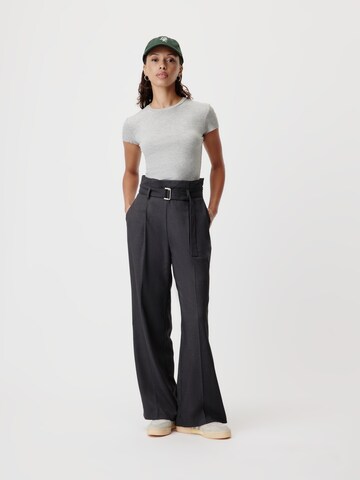 LeGer by Lena Gercke - Pierna ancha Pantalón plisado 'Jocy' en gris