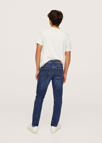 Slimfit Jeans de la MANGO TEEN pe albastru