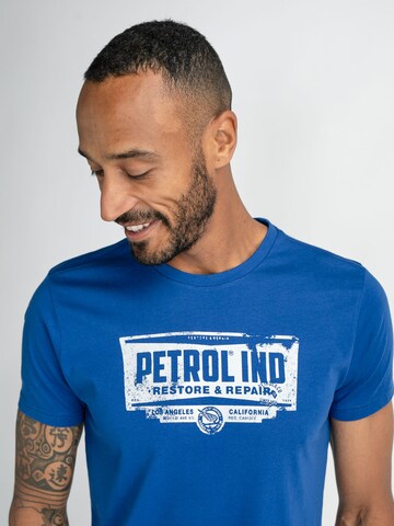 Petrol Industries Μπλουζάκι σε μπλε