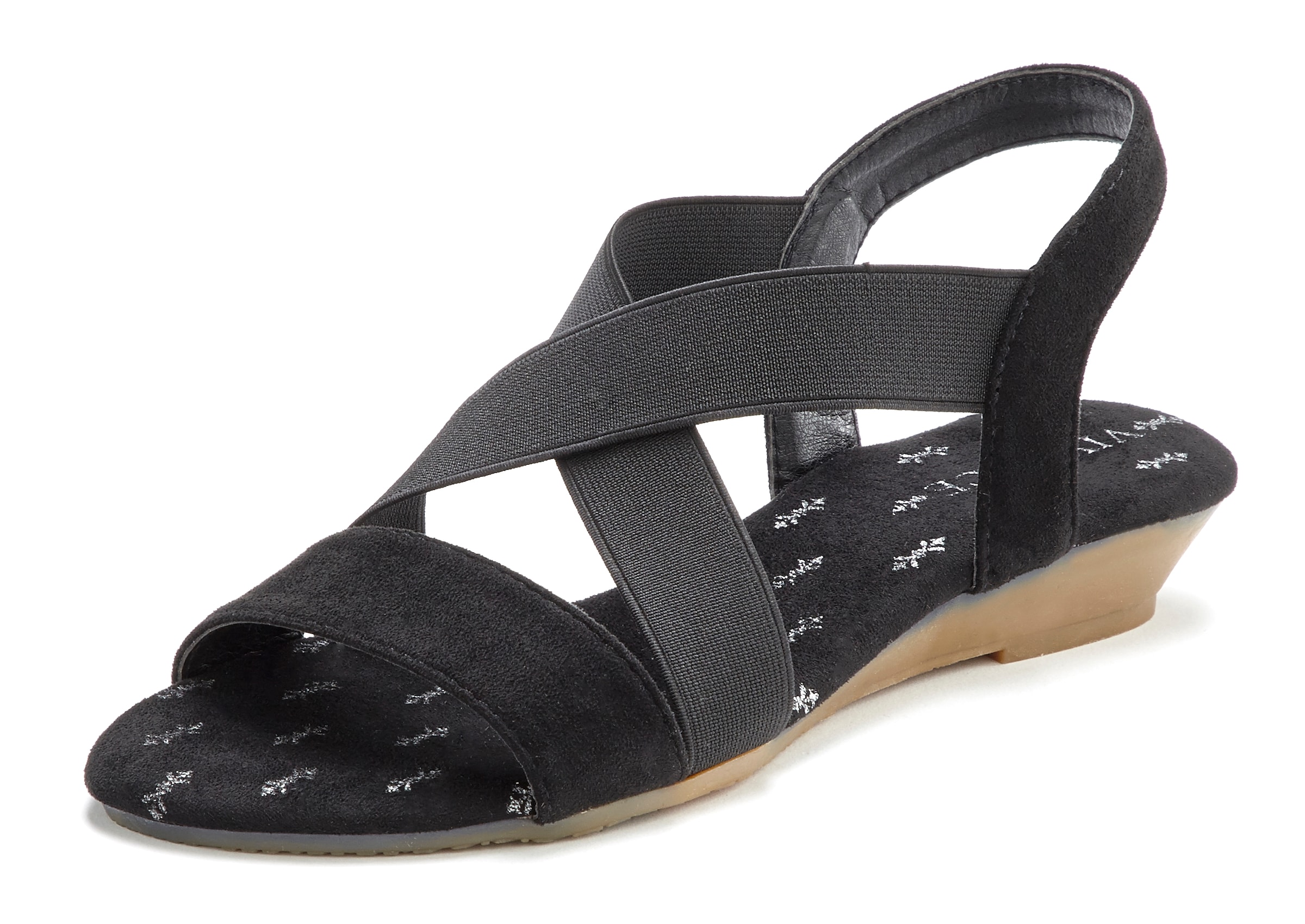 melns VIVANCE Sandales: no priekšpuses