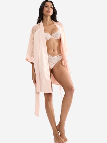 TRIUMPH Morgenmantel ' Red Label A Weekend to Remember ' in Beige