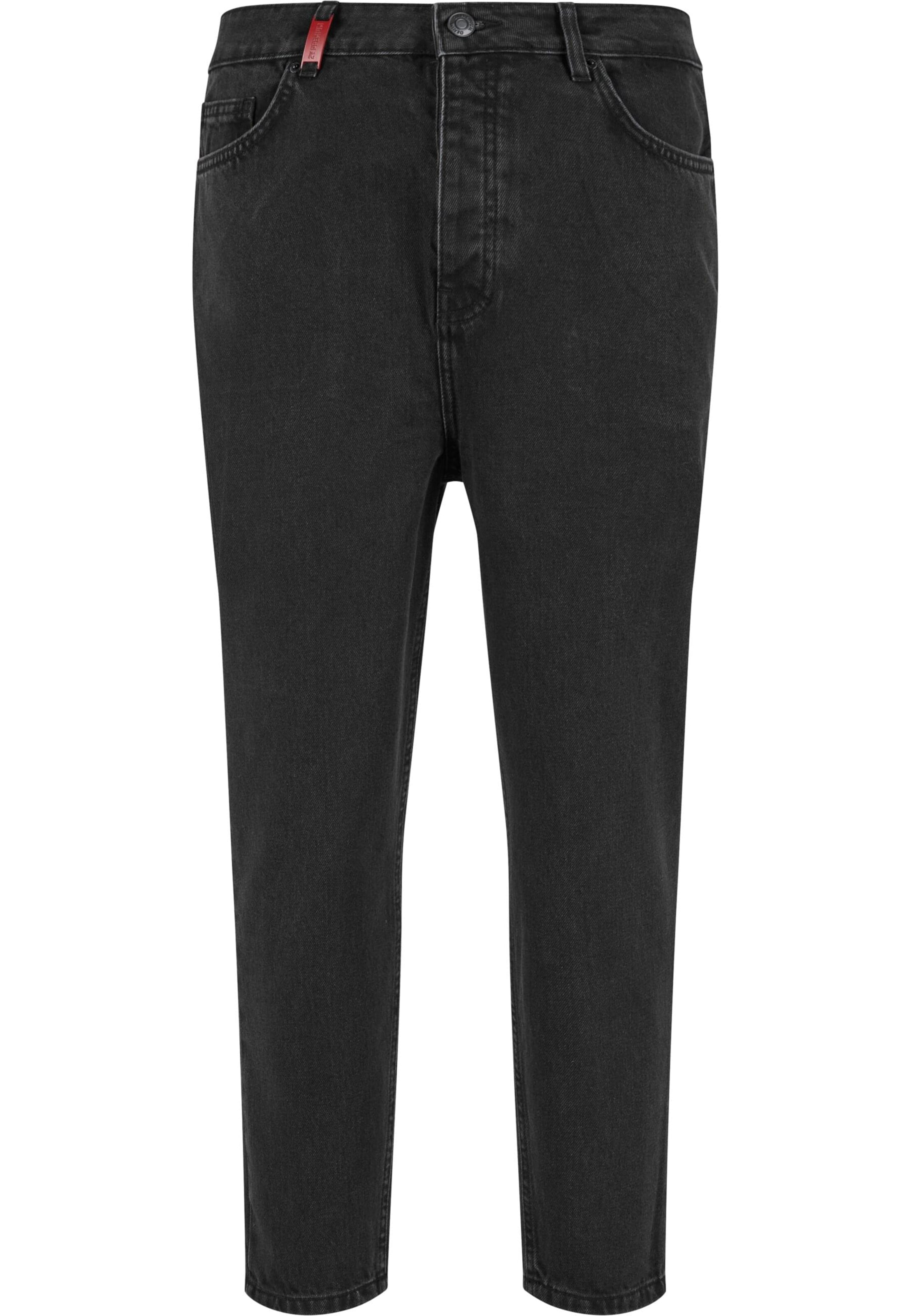 Loosefit Jeans di 2Y Premium in nero: frontale