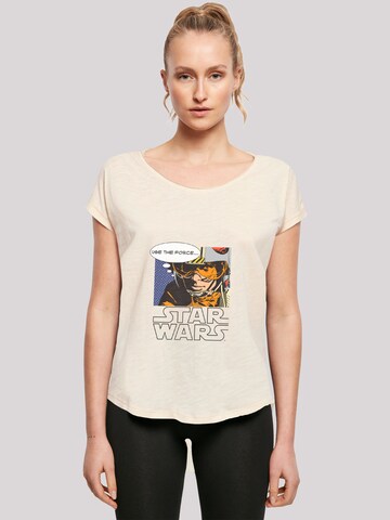 F4NT4STIC Shirt in Beige: front