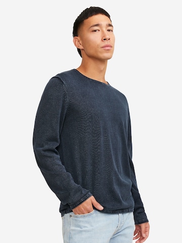 JACK & JONES Regular fit Sweater 'Leo' in Blue