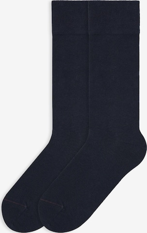 Von Jungfeld Socks 'Herbstfarben' in Blue: front