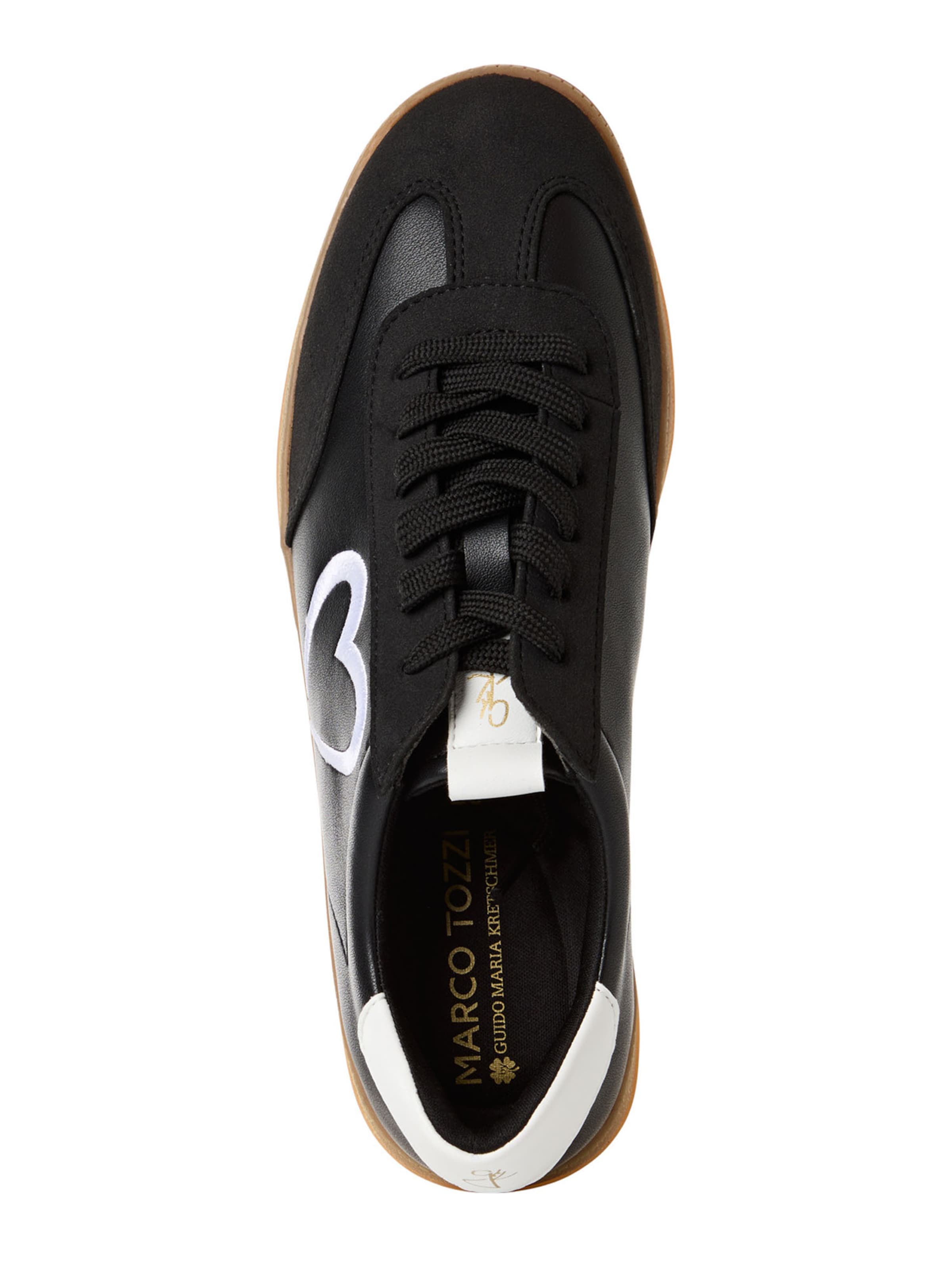 melns MARCO TOZZI by GUIDO MARIA KRETSCHMER Zemie brīvā laika apavi