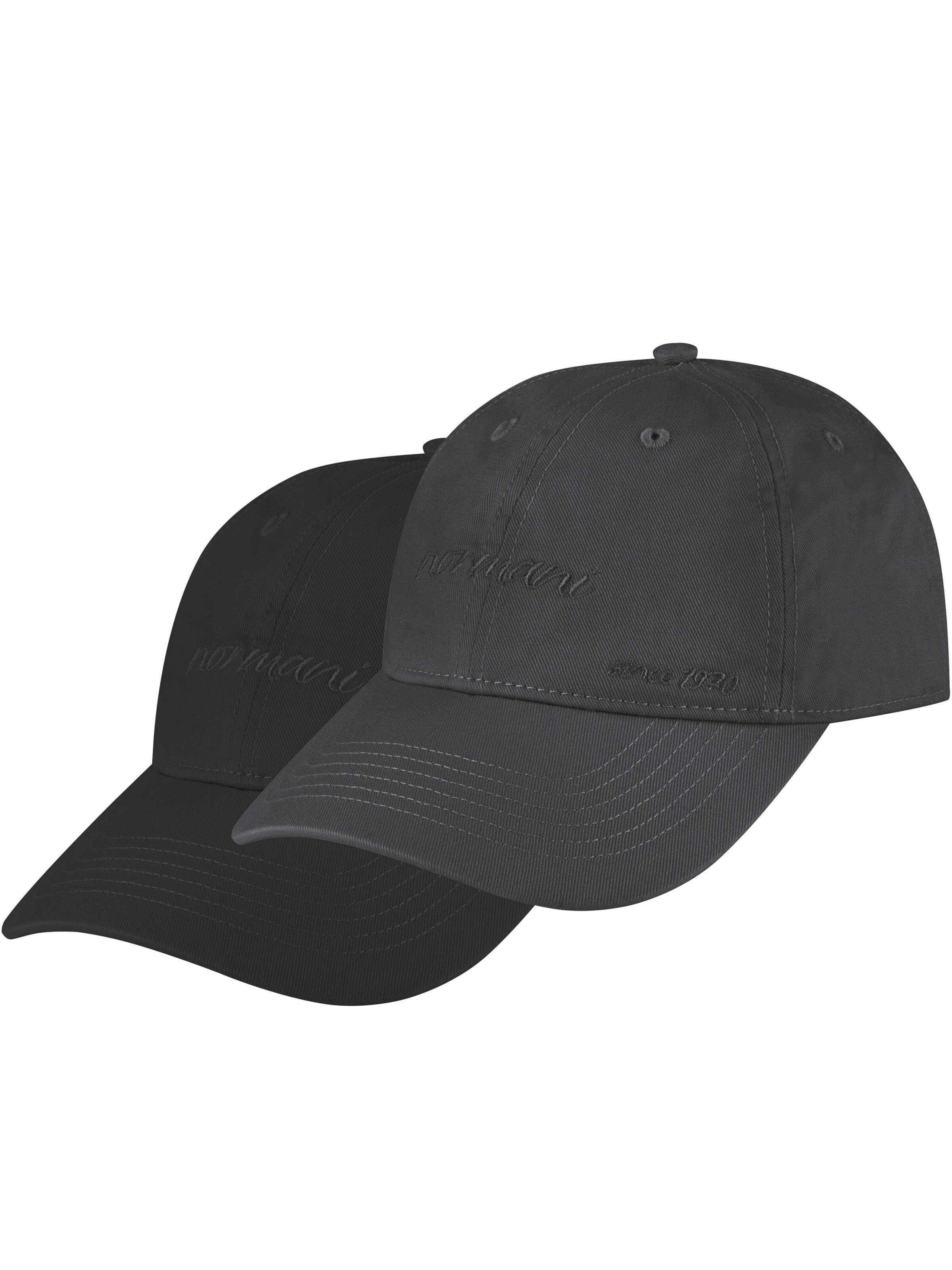 normani Sportcap in Schwarz: Vorderseite