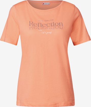 STREET ONE T-Shirt in Orange: Vorderseite