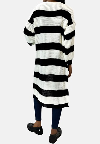 Elara Gebreide mantel in Zwart