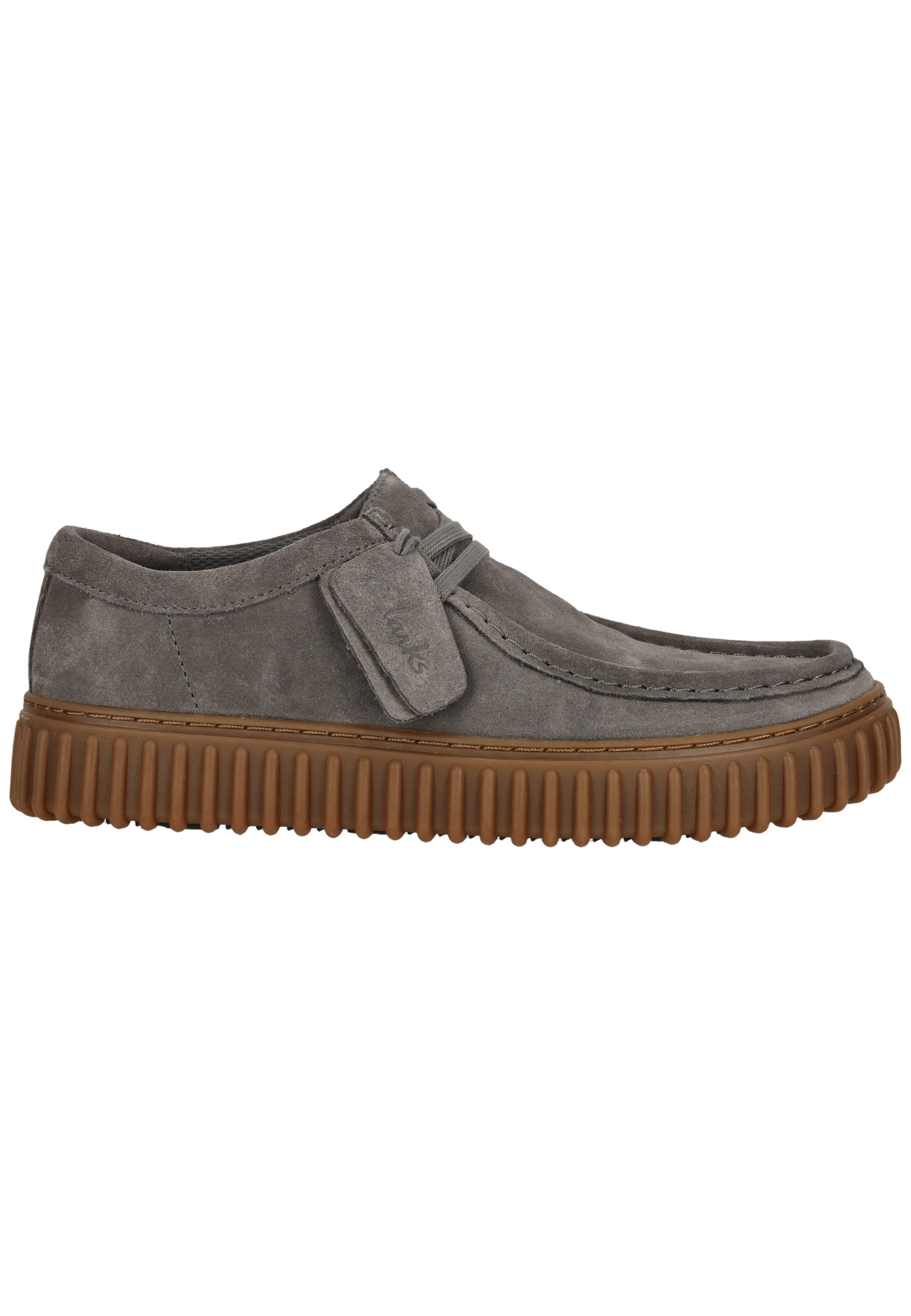 CLARKS Lace-up shoe 'Torhill Lo' in Grey
