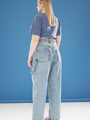 Trendyol Curve Обычный Джинсы в Синий