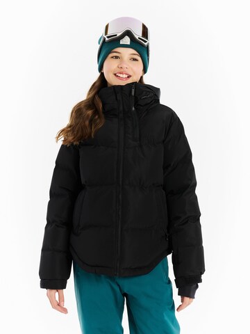 PROTEST Sportjacke 'Zana'‌‌ in Schwarz: Vorderseite