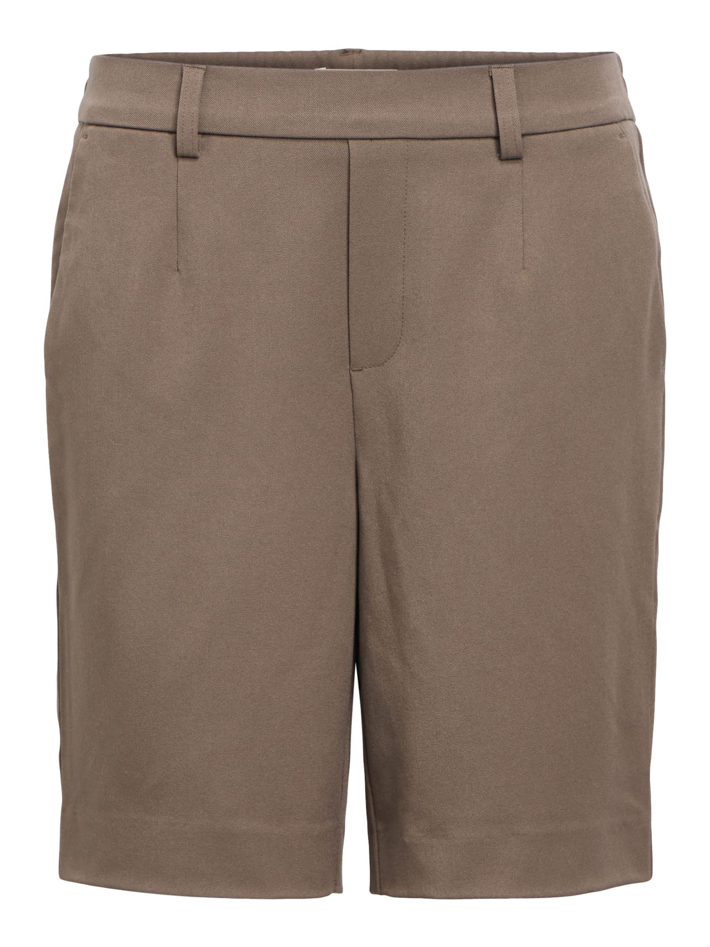 Wide Leg Pantalon 'Lisa' OBJECT en marron : devant