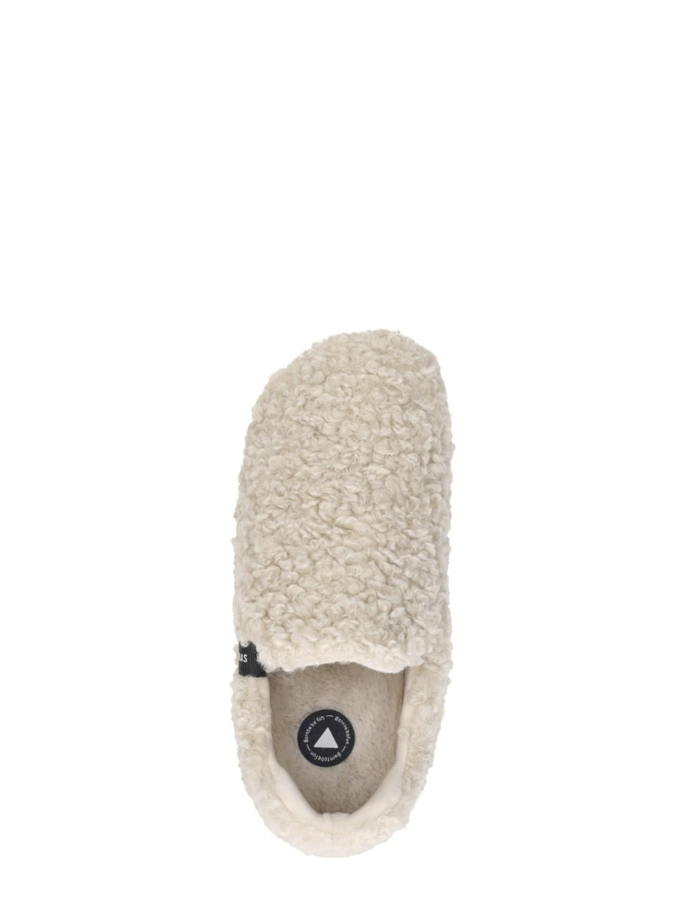 VERBENAS Huisschoenen 'Yuk Curly' in Beige