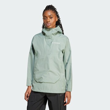 ADIDAS TERREX Outdoorjacke 'Xploric' in Grün: Vorderseite