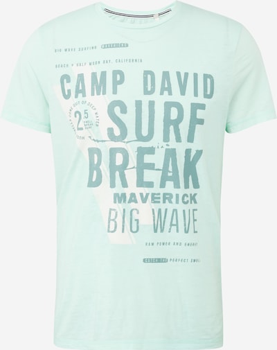 CAMP DAVID T-Shirt en émeraude / menthe, Vue avec produit