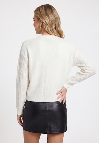 faina - Casaco de malha 'Festive' em branco