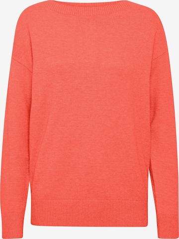 Pull-over 'SELLA' ICHI en orange : devant