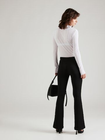 Calvin Klein Flared Broek in Zwart