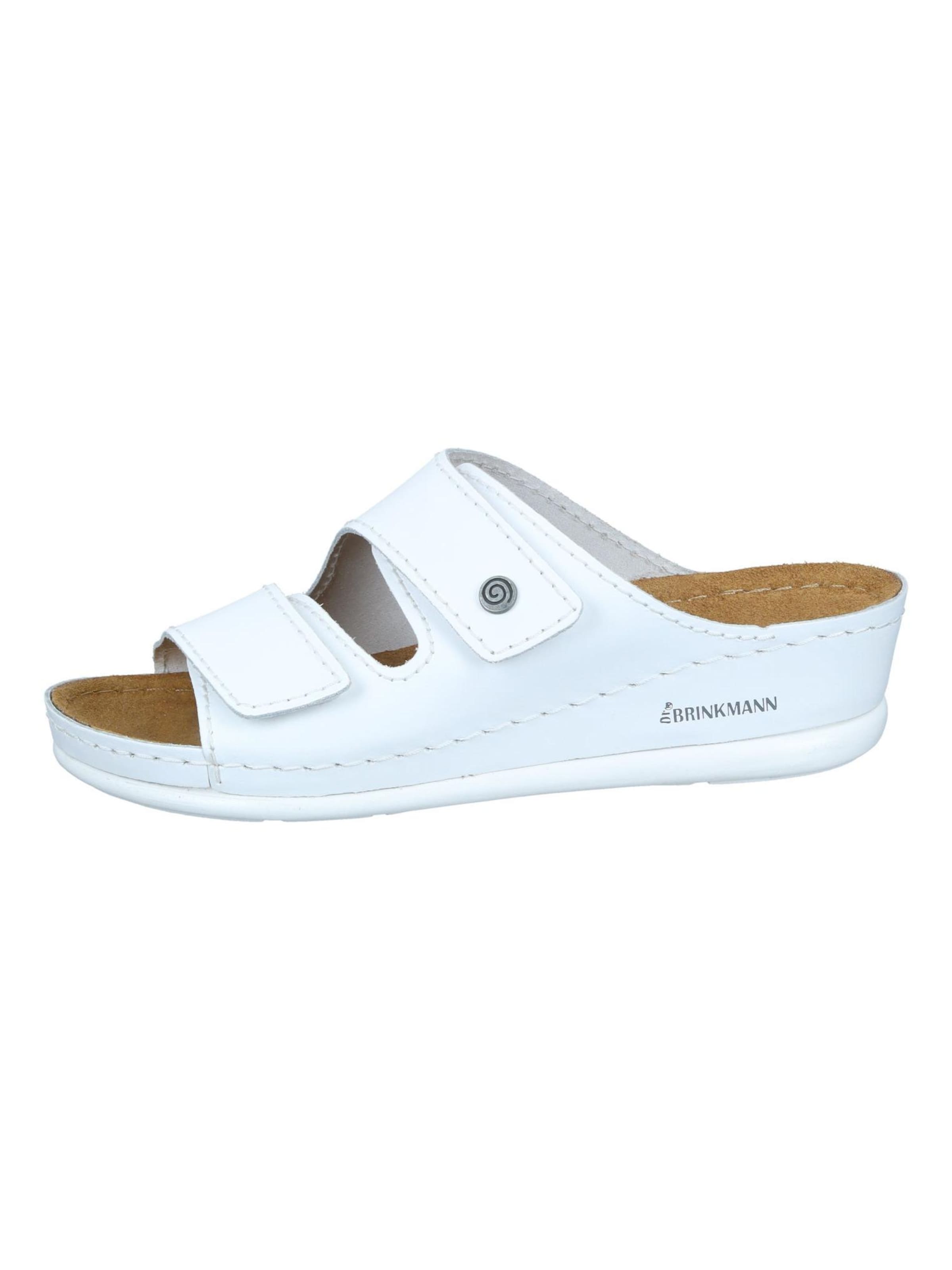 DR. BRINKMANN Mules 'VILLORA' in White