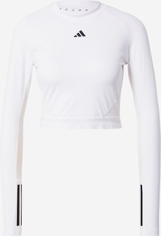 ADIDAS PERFORMANCE Funksjonsskjorte 'Hyperglam' i hvit: forside