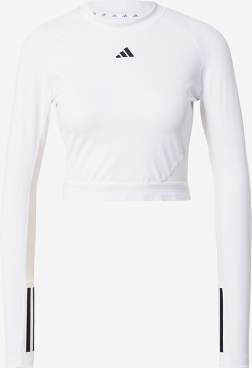 ADIDAS PERFORMANCE Funksjonsskjorte 'Hyperglam' i svart / hvit, Produktvisning